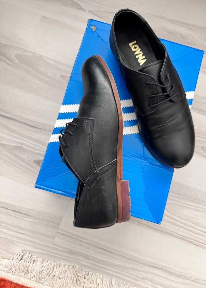 100/100 deri oxford ayakkabı - Görsel 3