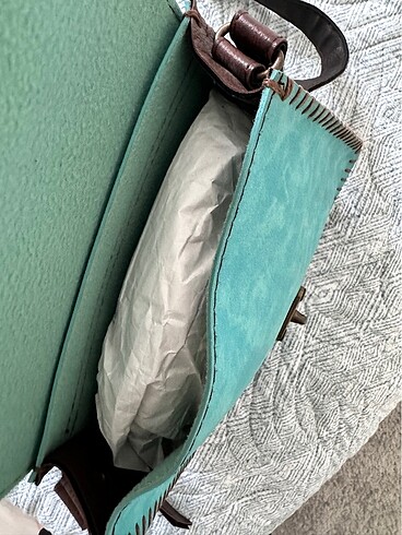 Turkuaz çanta - Görsel 5