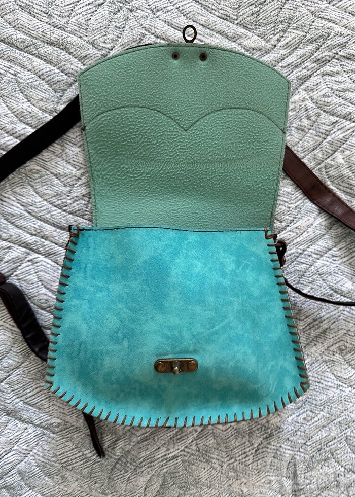 Turkuaz çanta - Görsel 2