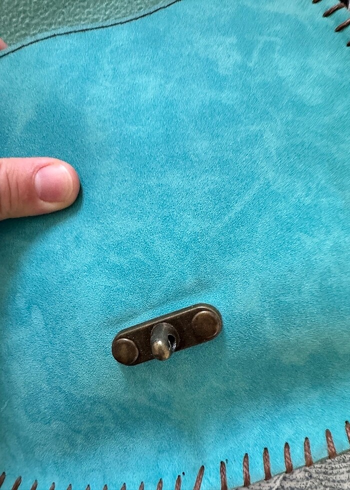 Turkuaz çanta - Görsel 4