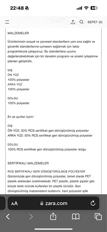 Zara Suya ve Rüzgara karşı korumalı kaban mont - Görsel 3