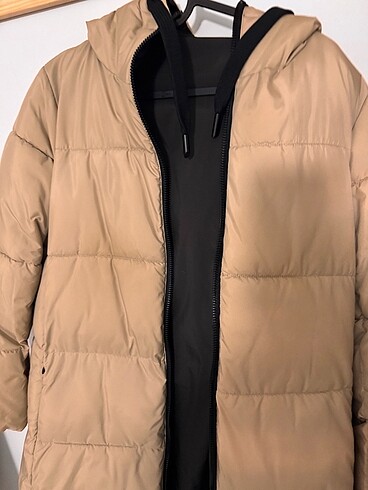 Zara Suya ve Rüzgara karşı korumalı kaban mont - Görsel 11