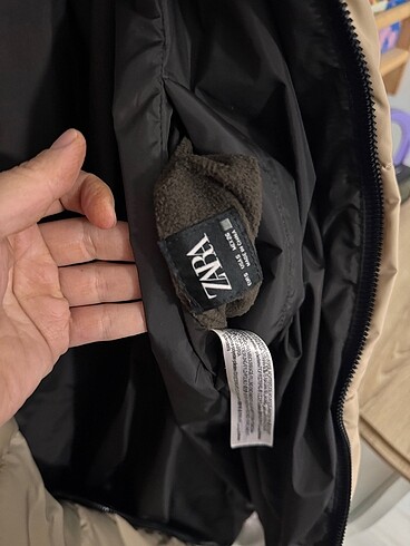 Zara Suya ve Rüzgara karşı korumalı kaban mont - Görsel 14