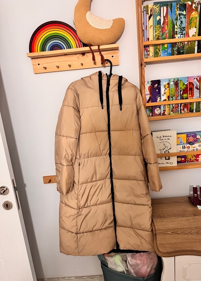 Zara Suya ve Rüzgara karşı korumalı kaban mont - Görsel 4