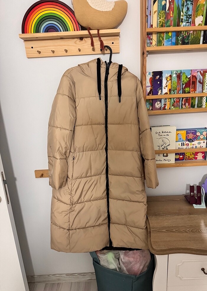 Zara Suya ve Rüzgara karşı korumalı kaban mont - Görsel 5