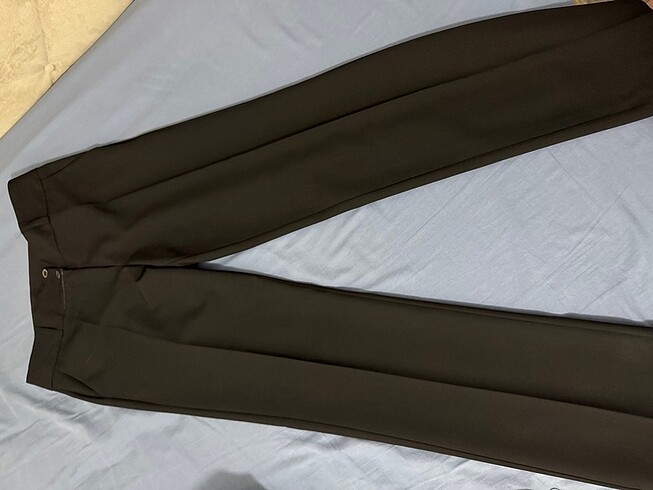 Kumaş siyah pantolon - Görsel 6