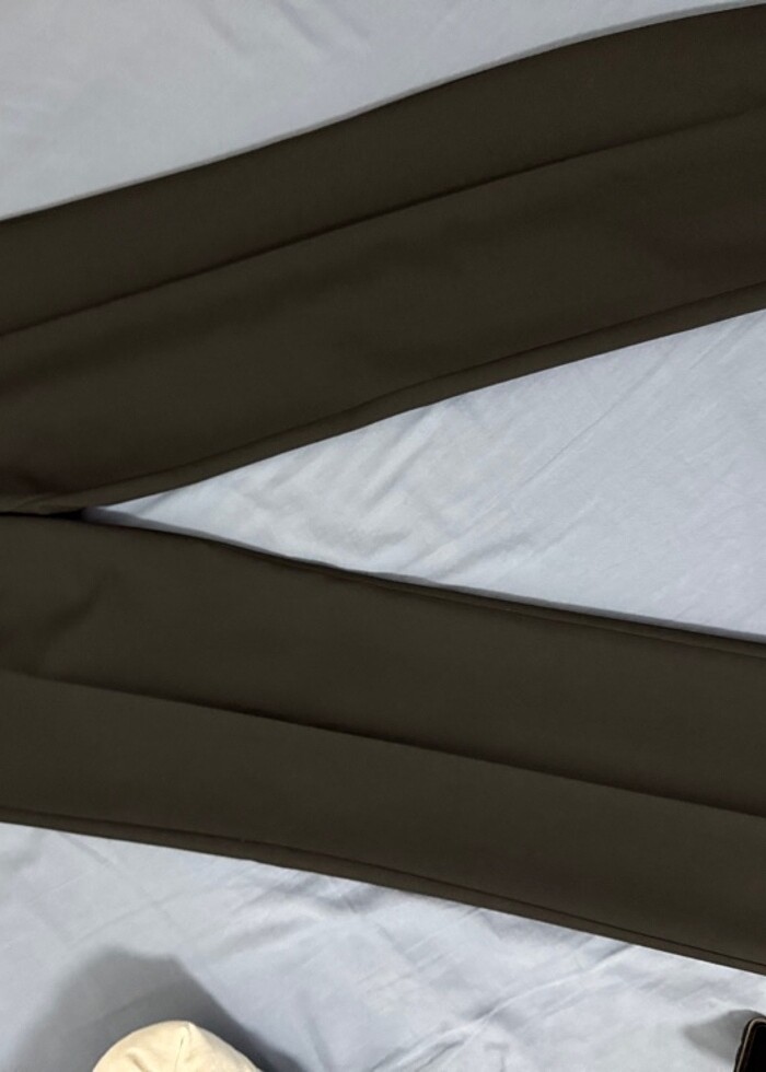 Kumaş siyah pantolon - Görsel 4