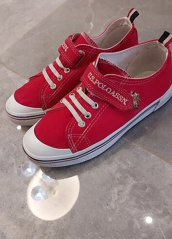 U.S Polo Assn. Erkek Çocuk Kırmızı Ayakkabı