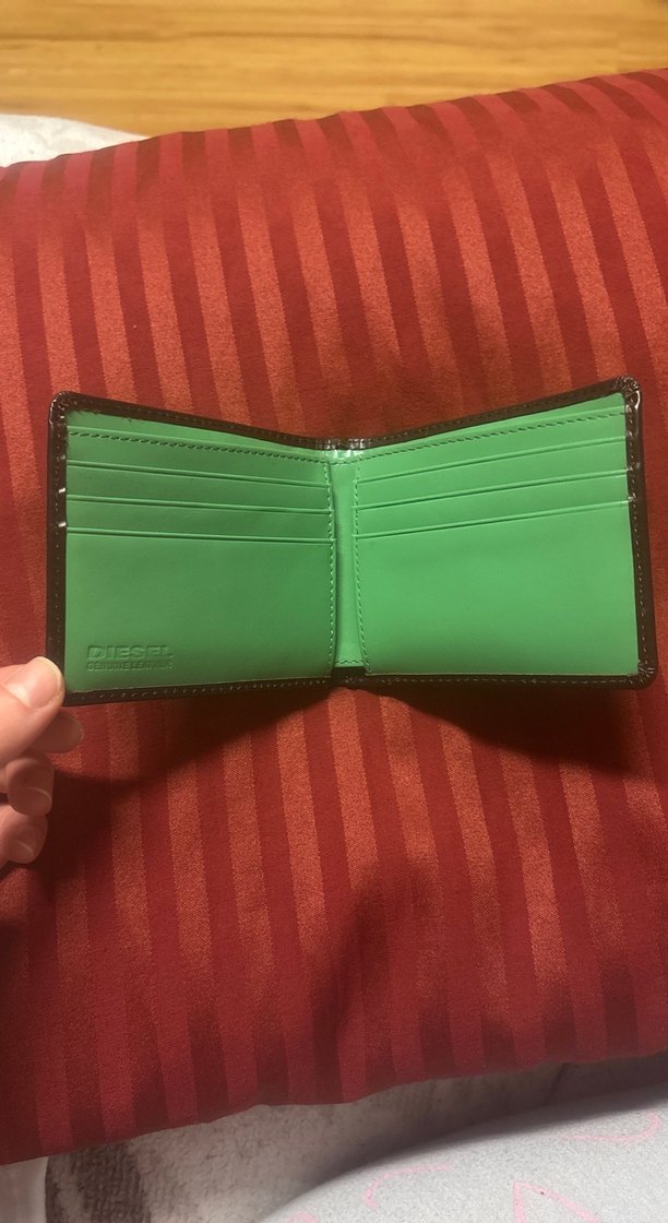 Diesel Erkek Kahverengi Orjinal Deri Cüzdan - Görsel 2