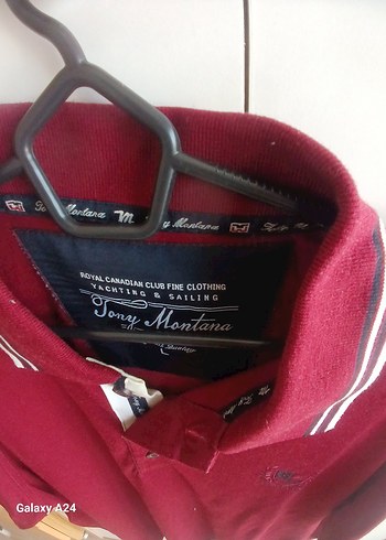 Bordo Pamuklu Erkek Polo Tişört - Görsel 6