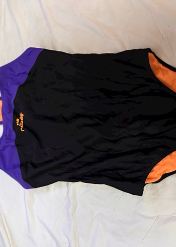 Siyah-Mor Kadın Spor Mayo - Görsel 2