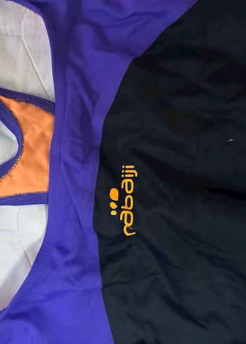 Siyah-Mor Kadın Spor Mayo - Görsel 4