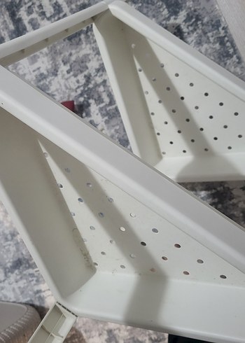 VESKEN Beyaz Raf Ünitesi 33x33x71 cm - Görsel 5