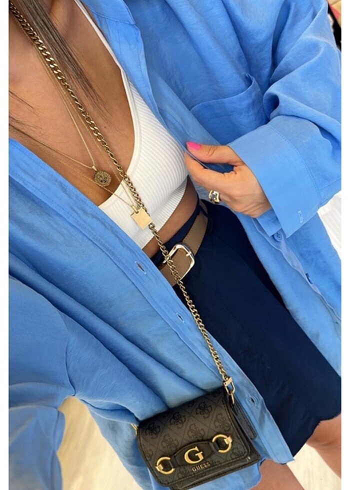 Gömlek tensel kumaş - Görsel 2