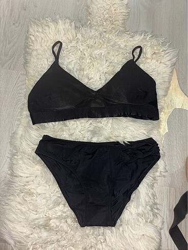m Beden Siyah bikini takımı