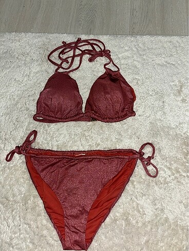 Simli bikini takım