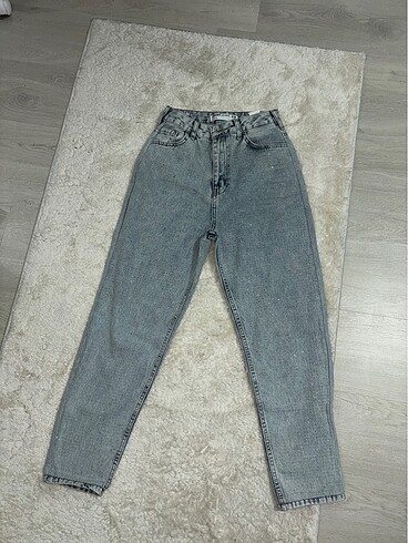 xs Beden mavi Renk Koton taşlı jean