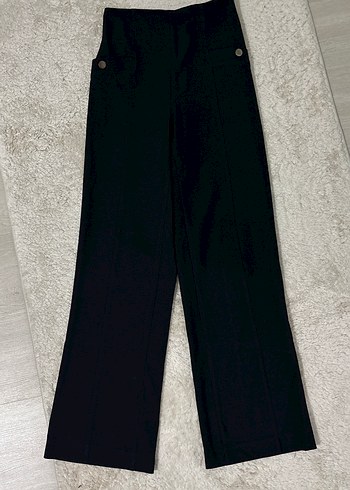 Kadın Lacivert Kumaş Pantolon - Görsel 3