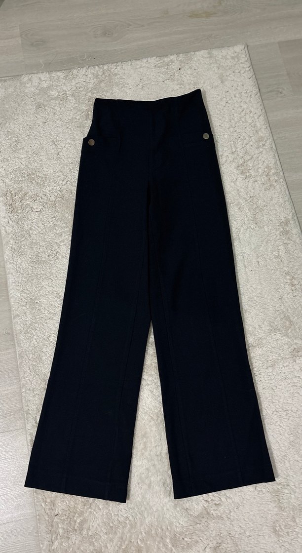 Kadın Lacivert Kumaş Pantolon - Görsel 2