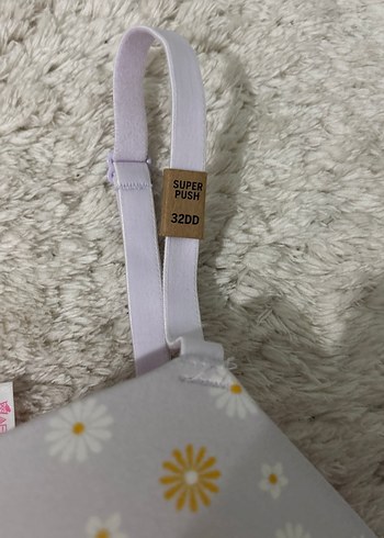 Lila Çiçek Desenli Bohem Sütyen - Görsel 2