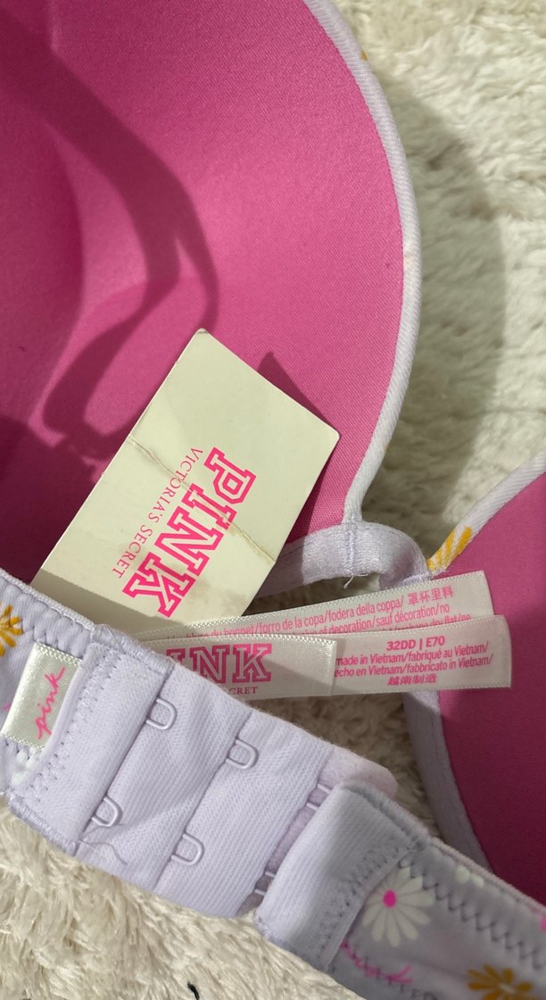 Lila Çiçek Desenli Bohem Sütyen - Görsel 3