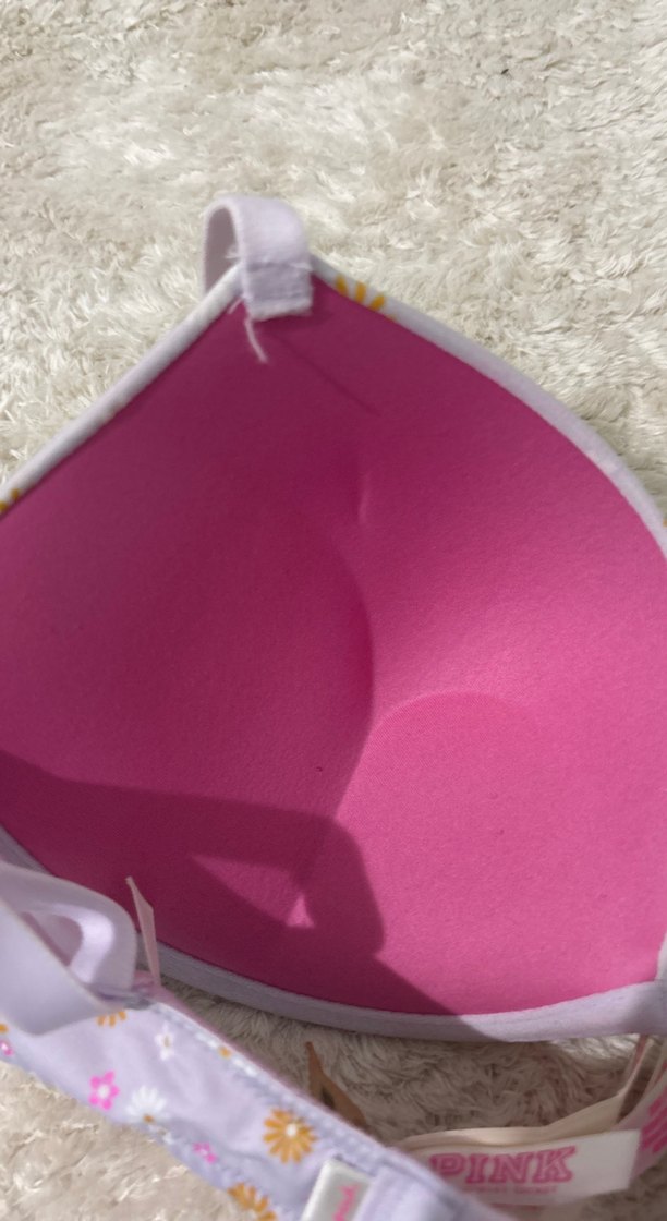 Lila Çiçek Desenli Bohem Sütyen - Görsel 4