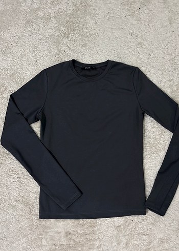 Antrasit Kadın Uzun Kollu Basic Body - Görsel 2