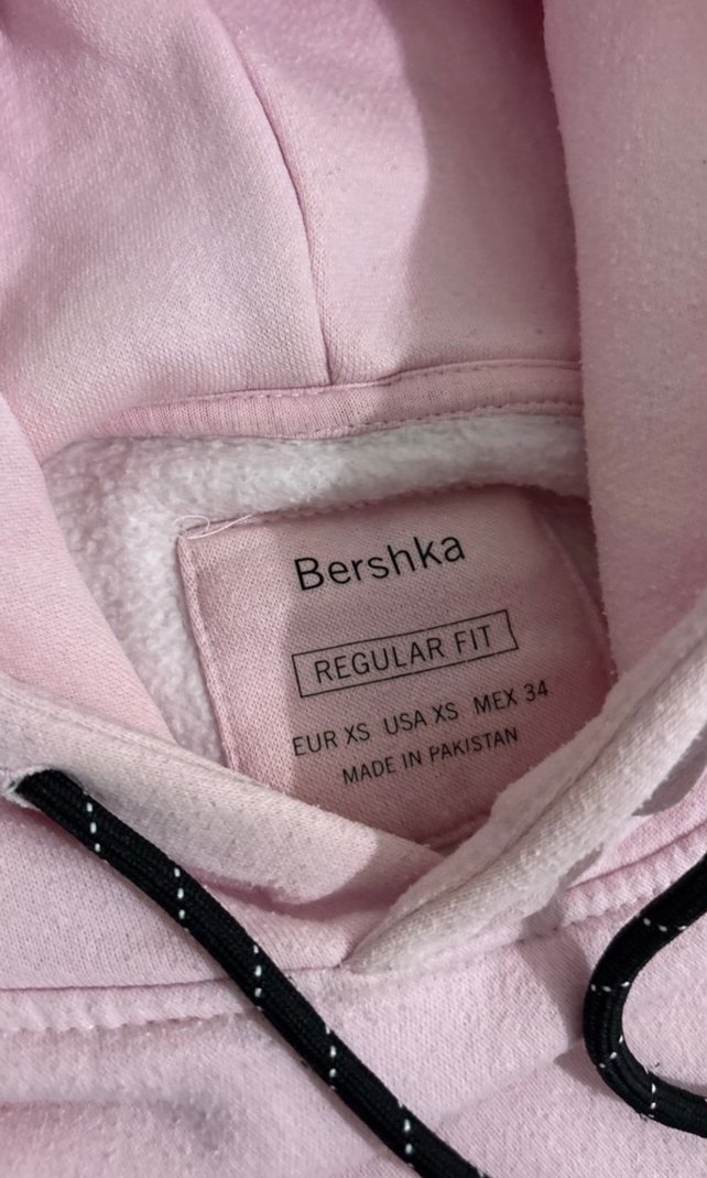 Pembe Kapüşonlu Rahat Kesim Sweatshirt - Görsel 2