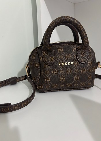 Vakko Kahverengi Deri Kadın Çanta - Görsel 2