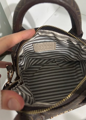 Vakko Kahverengi Deri Kadın Çanta - Görsel 3