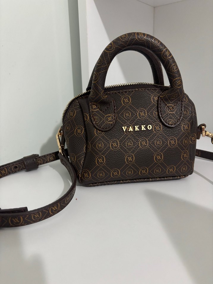 Vakko Kahverengi Deri Kadın Çanta - Görsel 2