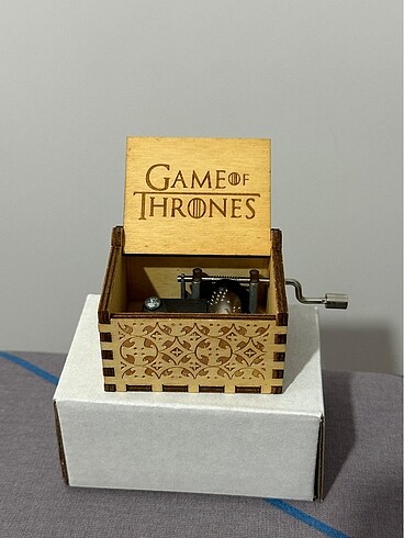 Game of thrones müzik kutusu ahşap