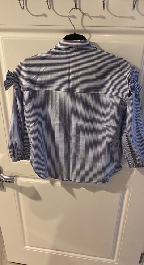 Nakışlı Düğmeli Uzun Kollu Kadın Gömlek8/9  9/10 yaş - Görsel 5