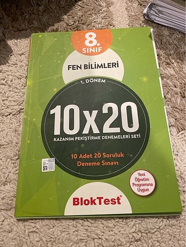 Sekizinci sınıf fen bilimleri blok test