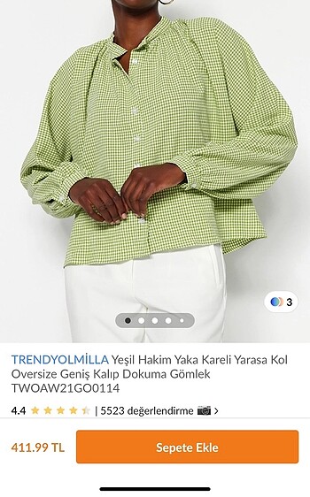 Trendyol kareli gömlek