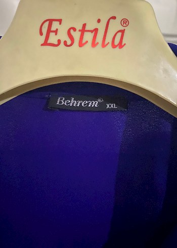 Diğer Mor Düğmeli Uzun Kollu Kadın Gömlek