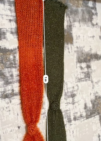 Çok Renkli Örgü Kadın Şal - Görsel 2