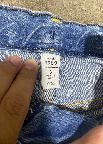 Mavi Erkek/kız çocukKot Şort Buckle Detaylı - Görsel 2