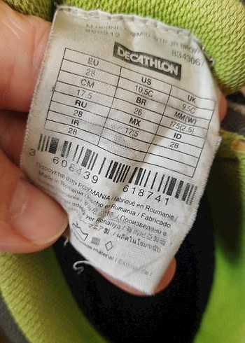 Gri Erkek Çocuk Lastik Botlar #decathlon 28 numara - Görsel 6