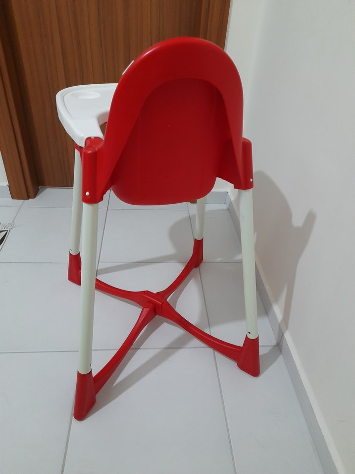 Kırmızı PİLSAN Mama Sandalyesi, plastik - Görsel 5