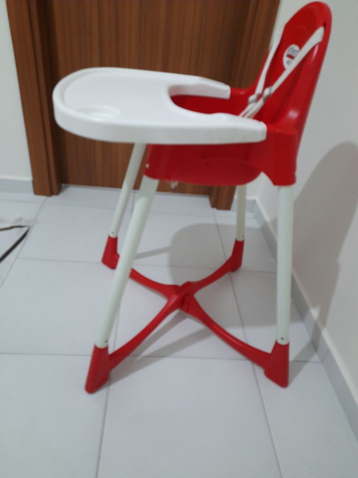 Kırmızı PİLSAN Mama Sandalyesi, plastik - Görsel 4