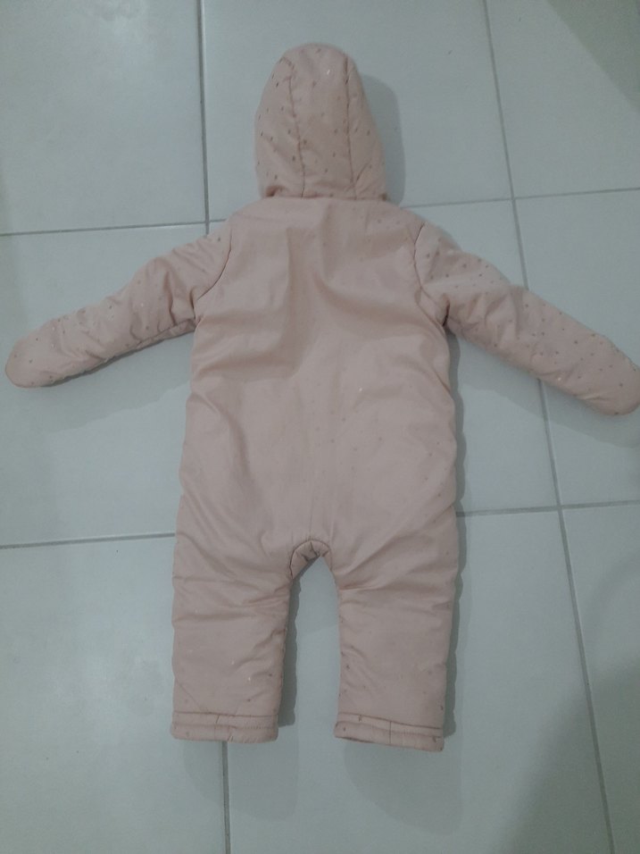 #astronot #tulum, #kar #tulumu, #2yaş pudra pembe renk. - Görsel 2