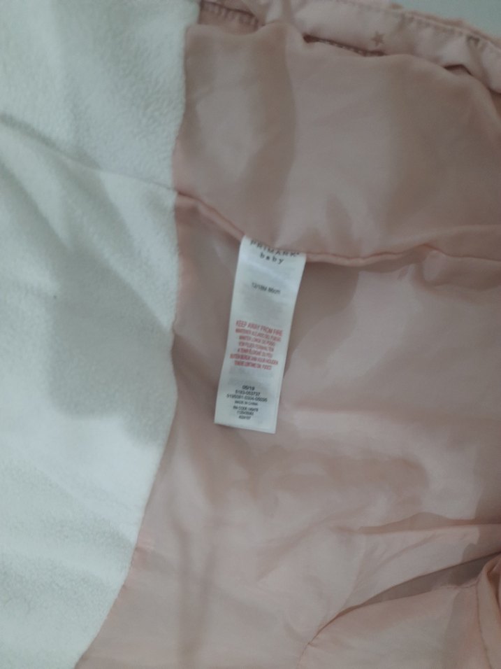 #astronot #tulum, #kar #tulumu, #2yaş pudra pembe renk. - Görsel 3