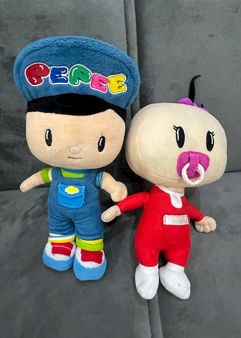 Renkli Pepe Peluş Oyuncak Seti