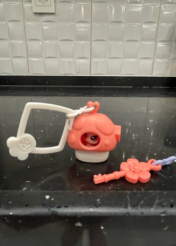 Beden Renkli Pembe Mini Aksiyon Figürü ve Anahtarlık lps miniş