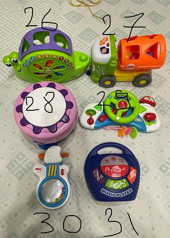 Beden Renk Çok Renkli Çocuk Oyuncakları Seti