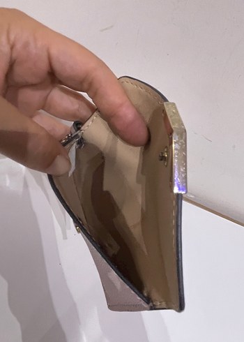 Nine West Bej Deri nine west Kadın Cüzdanı Tokalı
