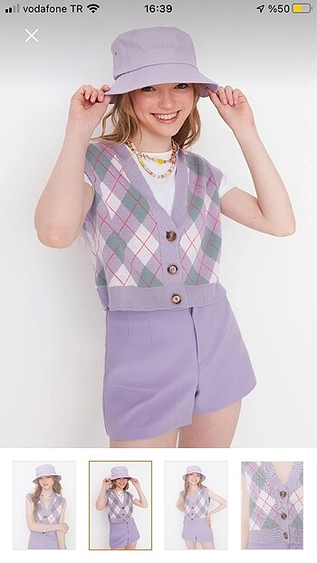 Zara Crop yelek