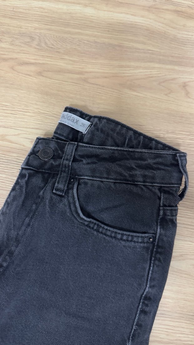 Antrasit Straigt Jean - Görsel 2