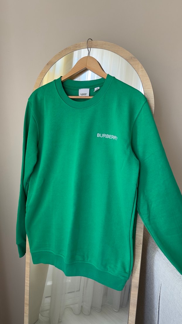 Yeşil Burberry Erkek Sweatshirt - Görsel 3